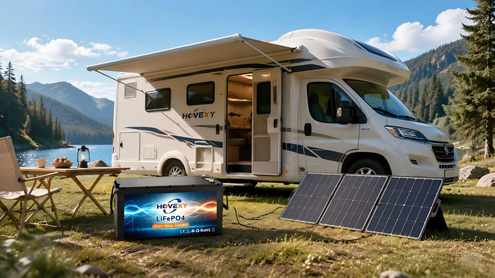 LiFePO4 battery for RV applications